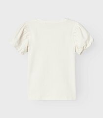 Name It футболка для девочек 13230271*02, белая цена и информация | Рубашки для девочек | 220.lv