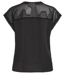 Vila женская футболка 14101088*01, черная цена и информация | Женские блузки, рубашки | 220.lv