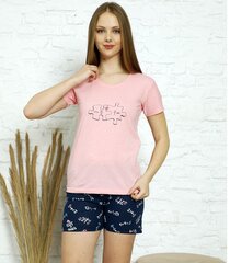 La Penna sieviešu pidžama 585263 01, gaiši rozā/tumši zila 585263*01-XL cena un informācija | Naktskrekli, pidžamas | 220.lv