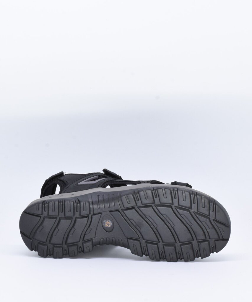 Sandales vīriešiem Elche 16900611 EIAP00005231, melnas cena un informācija | Vīriešu iešļūcenes, čības, sandales | 220.lv