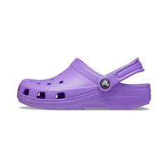Čības zēniem/meitenēm Crocs Classic 305709, violetas cena un informācija | Bērnu čības, maiņas apavi | 220.lv