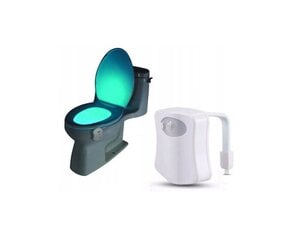 Светодиодная лампа для унитаза с датчиком движения цена и информация | Аксессуары для ванной комнаты | 220.lv