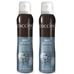 Nano apavu dezodorants ar sudraba un silīcija nanodaļiņām - Coccine, 150 ml, 2 gab. cena un informācija | Līdzekļi apģērbu un apavu kopšanai | 220.lv