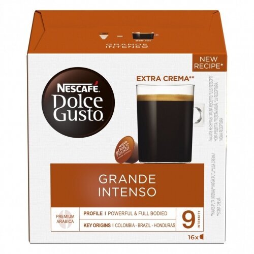 Kafijas kapsulas Nescafe Dolce Gusto Grande Intenso, 16 gab. 160 g цена и информация | Kafija, kakao | 220.lv