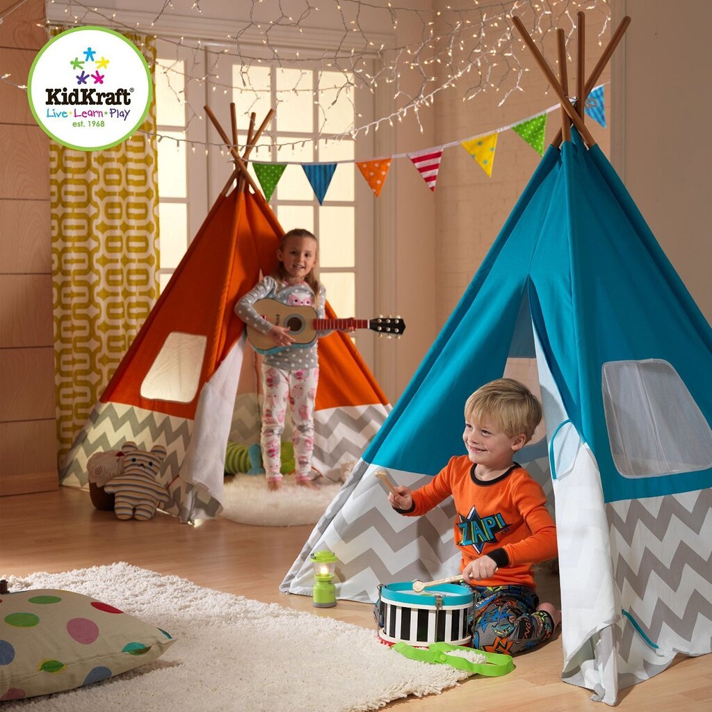 Bērnu telts- vigvams Kidkraft 00223 cena un informācija | Bērnu rotaļu laukumi, mājiņas | 220.lv