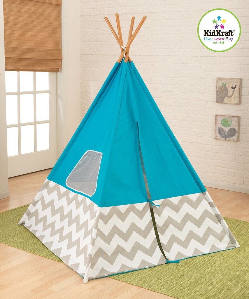 Bērnu telts- vigvams Kidkraft 00223 cena un informācija | Bērnu rotaļu laukumi, mājiņas | 220.lv