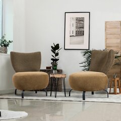 2-х частный гарнитур мебели для гостиной Asir Loly Set, коричневый цена и информация | Комплекты мягкой мебели | 220.lv