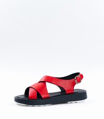 Sieviešu sandales Aotoria 449291 01, sarkanas/melnas 449291*01-041 cena un informācija | Sieviešu sandales | 220.lv