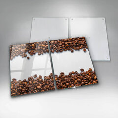 Stikla griešanas dēlītis Kafijas pupiņas, 2x40x52 cm цена и информация | Pазделочные доски | 220.lv