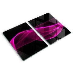 Stikla griešanas dēlītis Rozā abstrakcija, 2x40x52 cm cena un informācija | Griešanas dēlīši | 220.lv