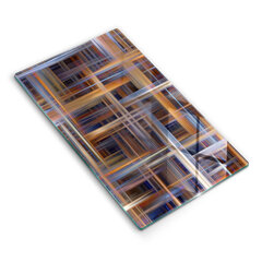 Stikla griešanas dēlītis Abstraktas krāsas līnijas, 30x52 cm cena un informācija | Griešanas dēlīši | 220.lv