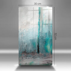 Stikla griešanas dēlītis Krāsojiet abstrakcijas fonu, 30x52 cm cena un informācija | Griešanas dēlīši | 220.lv