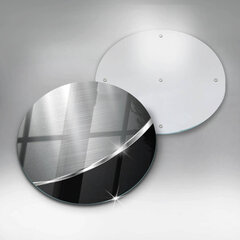 Stikla griešanas dēlītis Abstrakcija ar metālu, 30 cm cena un informācija | Griešanas dēlīši | 220.lv