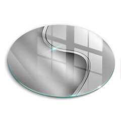 Stikla griešanas dēlītis Abstrakts sudraba metāls, 30 cm цена и информация | Pазделочные доски | 220.lv