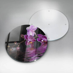 Stikla griešanas dēlītis Orhideju zen ūdens, 30 cm cena un informācija | Griešanas dēlīši | 220.lv