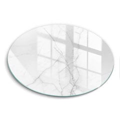 Stikla griešanas dēlītis Smalks balts marmors, 30 cm цена и информация | Pазделочные доски | 220.lv