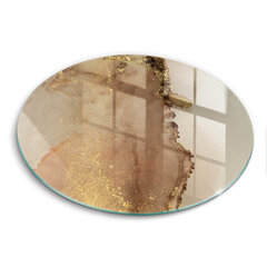 Stikla griešanas dēlītis Zelta abstrakcija, 30 cm cena un informācija | Griešanas dēlīši | 220.lv