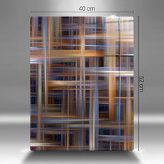 Stikla griešanas dēlītis Abstraktas krāsas līnijas, 40x52 cm cena un informācija | Griešanas dēlīši | 220.lv