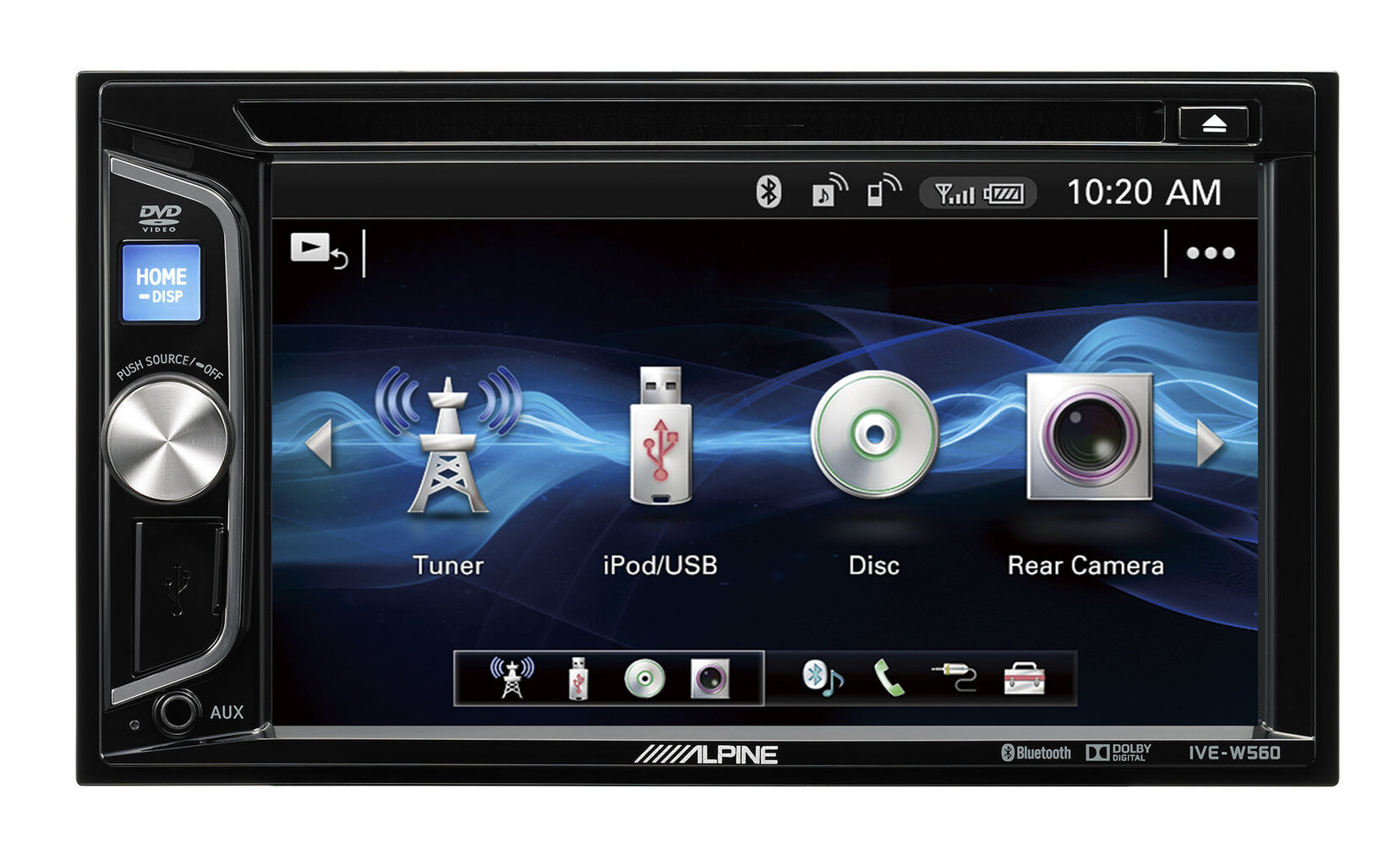 Alpine IVE-W560BT - 2-DIN MULTIMEDIJOS STOTIS cena un informācija | Auto magnetolas, multimedija | 220.lv