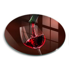 Stikla griešanas dēlītis Glāze vīna, 40 cm cena un informācija | Griešanas dēlīši | 220.lv