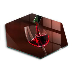Stikla griešanas dēlītis Glāze vīna, 40 cm cena un informācija | Griešanas dēlīši | 220.lv