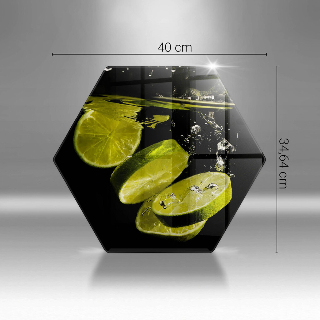 Stikla griešanas dēlītis Laimi ūdenī, 40 cm цена и информация | Griešanas dēlīši | 220.lv