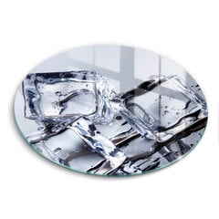 Stikla griešanas dēlītis Ledus kubi, 40 cm cena un informācija | Griešanas dēlīši | 220.lv