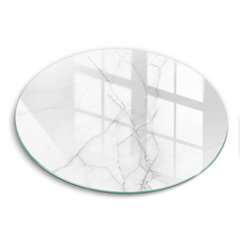 Stikla griešanas dēlītis Smalks balts marmors, 40 cm цена и информация | Pазделочные доски | 220.lv