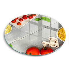 Stikla griešanas dēlītis Virtuves ēdieni, 40 cm cena un informācija | Griešanas dēlīši | 220.lv