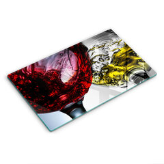 Stikla griešanas dēlītis Vīna glāzes, 52x30 cm cena un informācija | Griešanas dēlīši | 220.lv