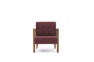 Atzveltnes krēsls Hanah Home Kemer, sarkans cena un informācija | Atpūtas krēsli | 220.lv