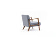 Atzveltnes krēsls Hanah Home Kemer, zils cena un informācija | Atpūtas krēsli | 220.lv