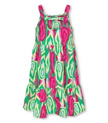 ONLY платье для девочек 15320288*01, зелёное\розовое цена и информация | Платья для девочек | 220.lv