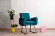 Atpūtas krēsls Hanah Home Kono, zaļš cena un informācija | Atpūtas krēsli | 220.lv