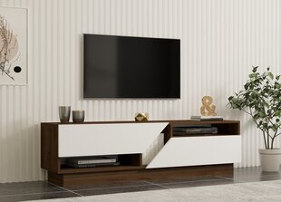 TV galds Asir Koza, brūns/balts cena un informācija | TV galdiņi | 220.lv