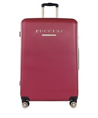 Liels koferis Puccini, L, sarkans cena un informācija | Koferi, ceļojumu somas | 220.lv