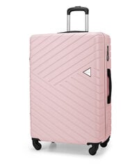 Liels koferis Puccini, L, rozā cena un informācija | Koferi, ceļojumu somas | 220.lv