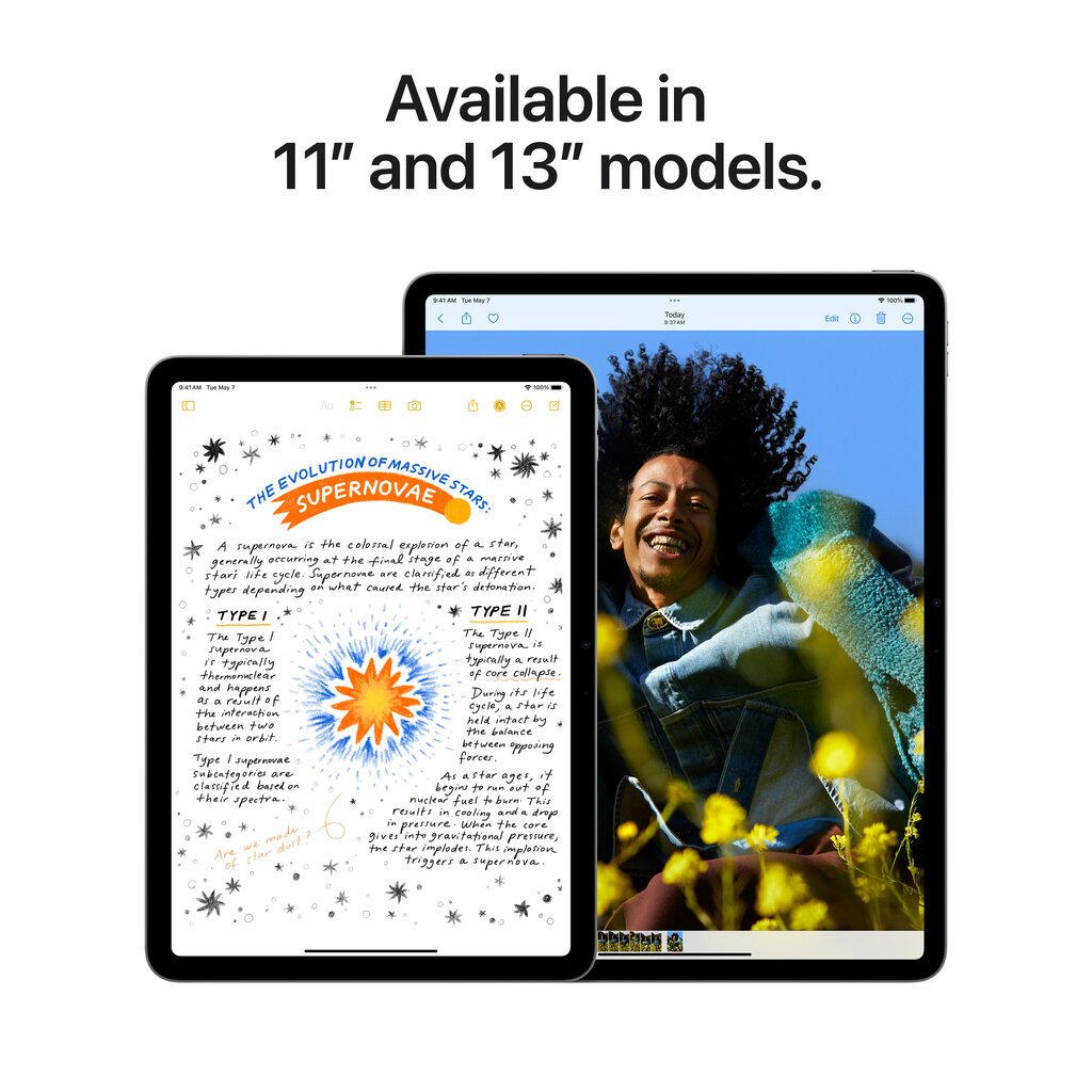 iPad Air 11" M2 Wi-Fi 512GB - Space Grey - MUWL3HC/A cena un informācija | Planšetdatori | 220.lv