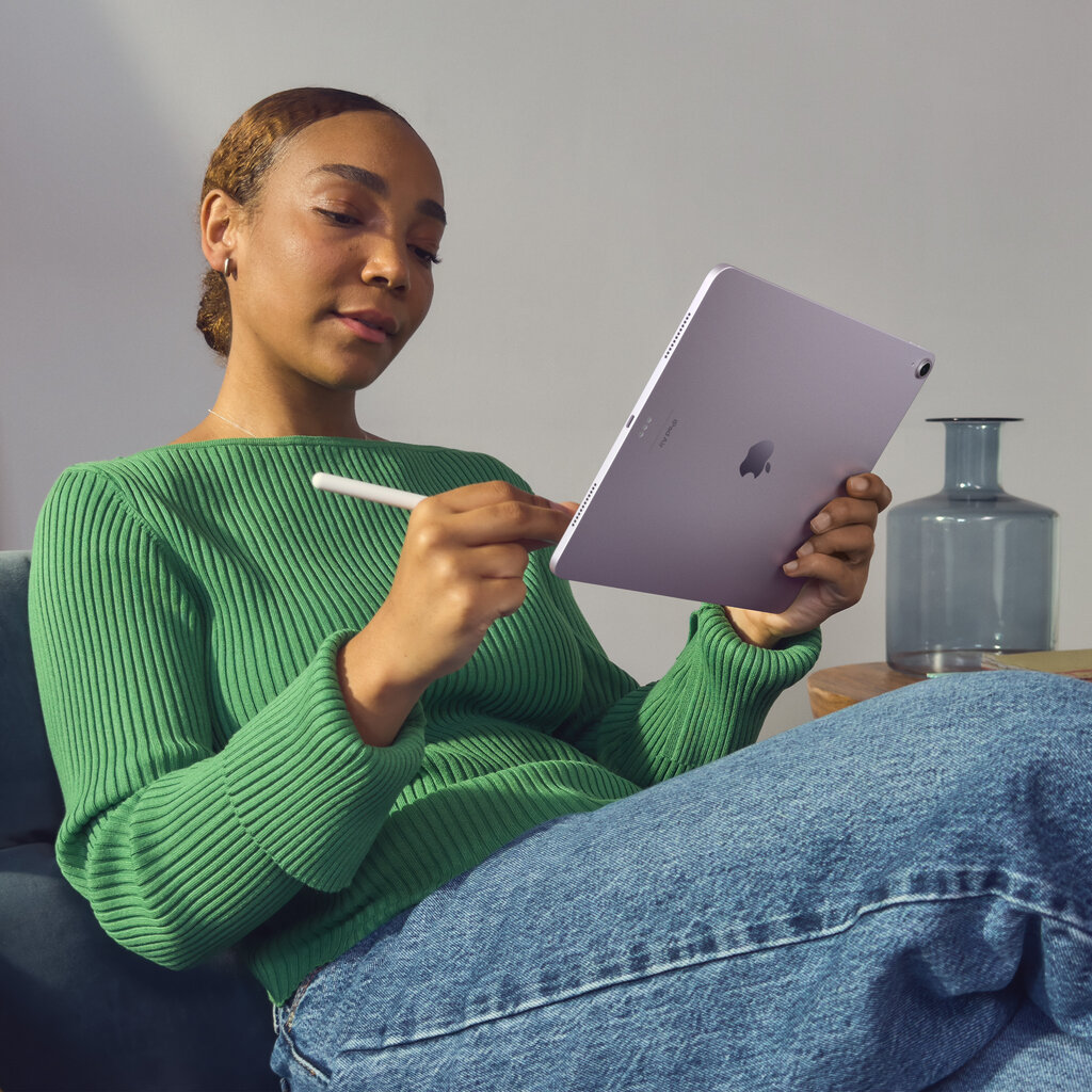 iPad Air 11" M2 Wi-Fi 128GB - Purple - MUWF3HC/A cena un informācija | Planšetdatori | 220.lv