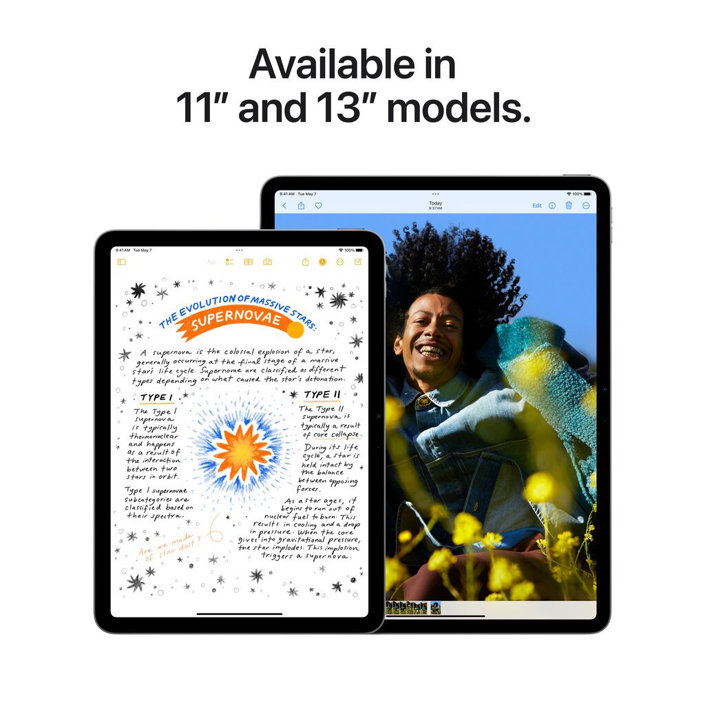 iPad Air 13" M2 Wi-Fi 1TB - Blue - MV2Q3HC/A цена и информация | Planšetdatori | 220.lv