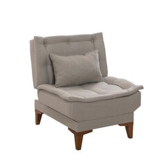 Krēsls Hanah Home Santo, smilškrāsas cena un informācija | Atpūtas krēsli | 220.lv