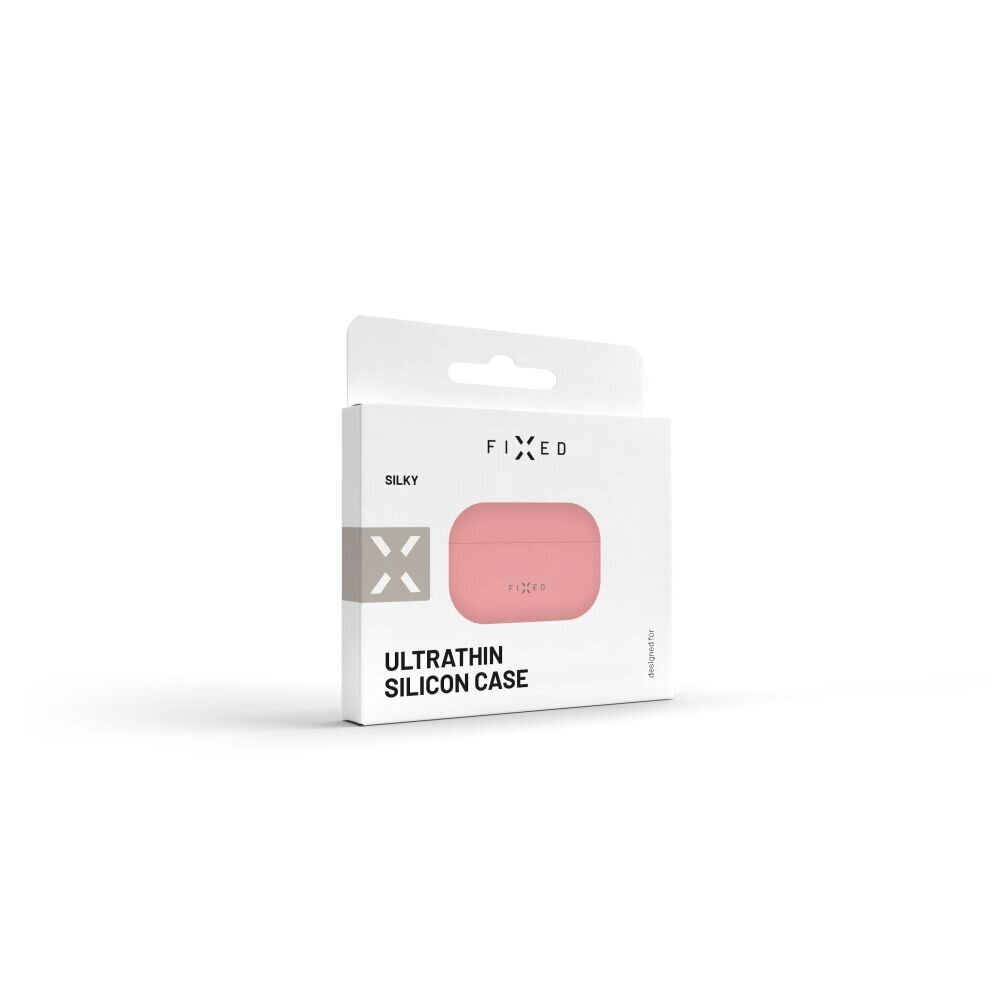 Austiņu maciņš, silikons, rozā krāsā цена и информация | Austiņu piederumi | 220.lv