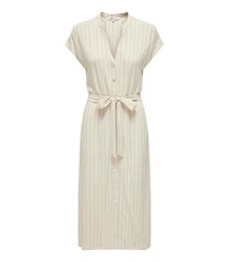 ONLY женское платье 15325453*01, белое цена и информация | Платья | 220.lv