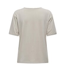 JDY женская футболка 15330819*01, светло-бежевая цена и информация | Футболка женская | 220.lv