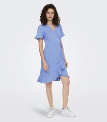 ONLY женское платье 15206407*03, синее цена и информация | Платья | 220.lv