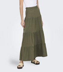 ONLY женская юбка 15226994*04, зелёная цена и информация | Юбки | 220.lv