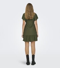 ONLY женское платье 15289687*01, зелёное, 5715517252006 цена и информация | Платья | 220.lv