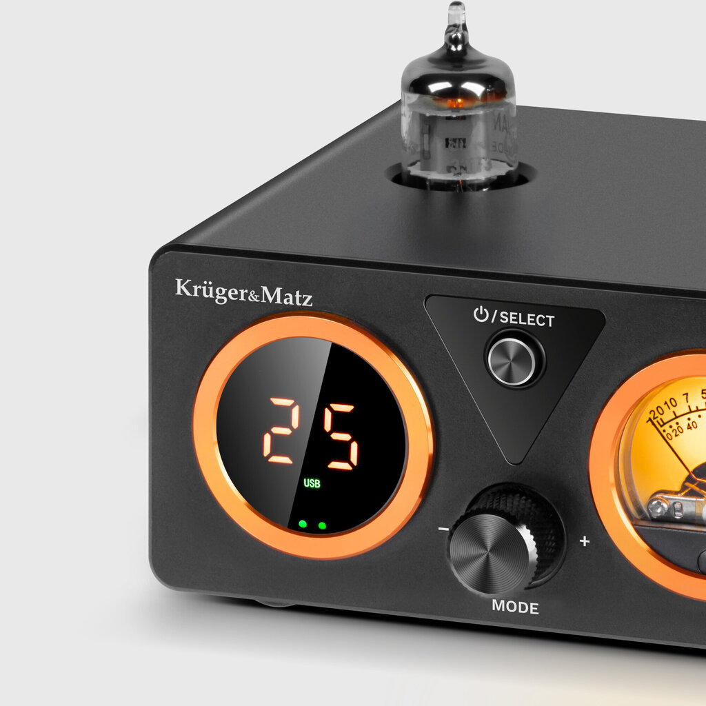 Stereo lampas pastiprinātāja modelis Kruger&Matz A80-PRO cena un informācija | Mūzikas instrumentu piederumi | 220.lv