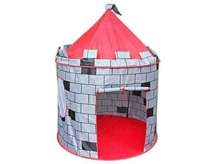 Telts, sarkana, 125 cm cena un informācija | Bērnu rotaļu laukumi, mājiņas | 220.lv