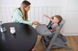 Augsts bērnu krēsls Icon, pelēks cena un informācija | Barošanas krēsli | 220.lv